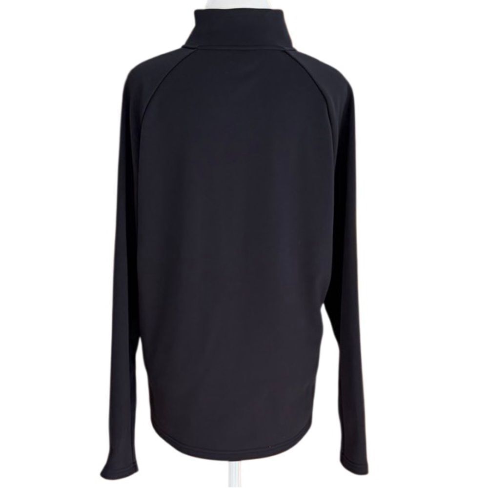 Reebok Men's Black & Gray 1/2 Zip-Up active athletic long sleeve pullover sz S. - Picture 3 of 7